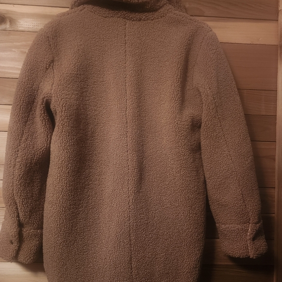 Lauren Ralph Lauren Olive Green Utility Jacket with Faux Fur Hood Size Small - Picture 4 of 5